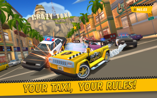 crazy taxi city rush mod apk