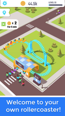 Idle Roller Coaster Apk Mod v2.4.1 All Unlocked • Android ...